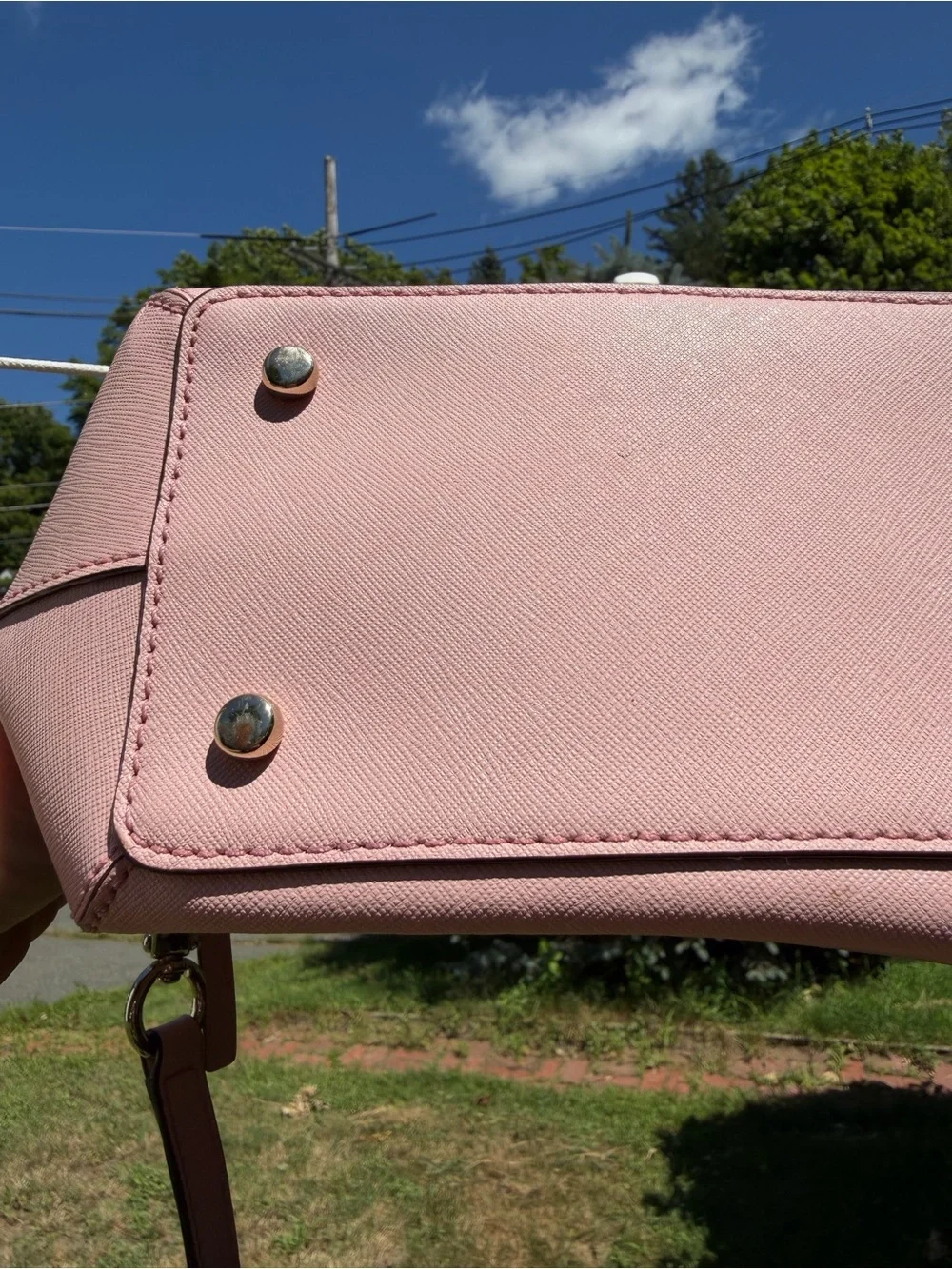 Kate Spade New York Pink Cedar Street Maise Satchel Crossbody GUC